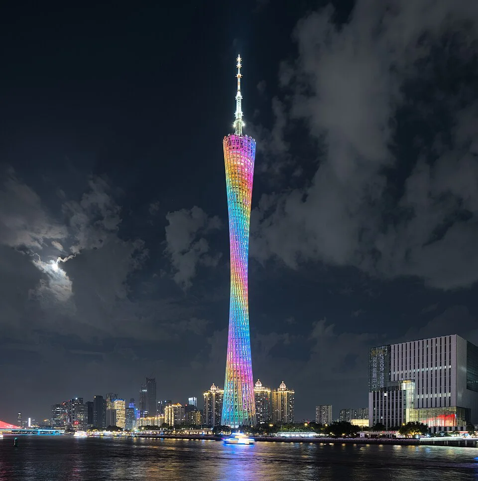 廣州塔與珠江夜景